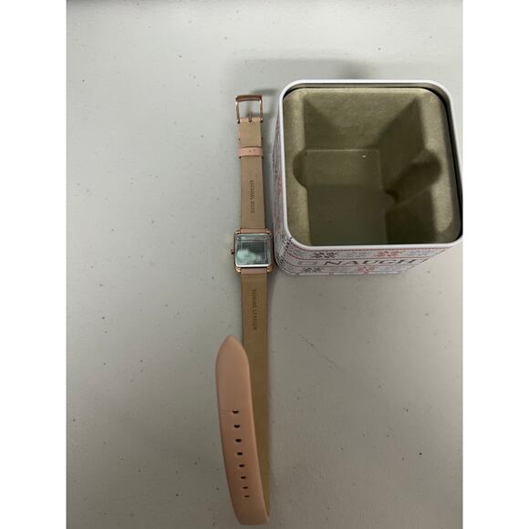 Michael Kors MK2826 Drew Blush Pink Leather Double Wrap Rose Gold Watch main image 4